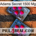 Adams Secret 1500 Mg 14